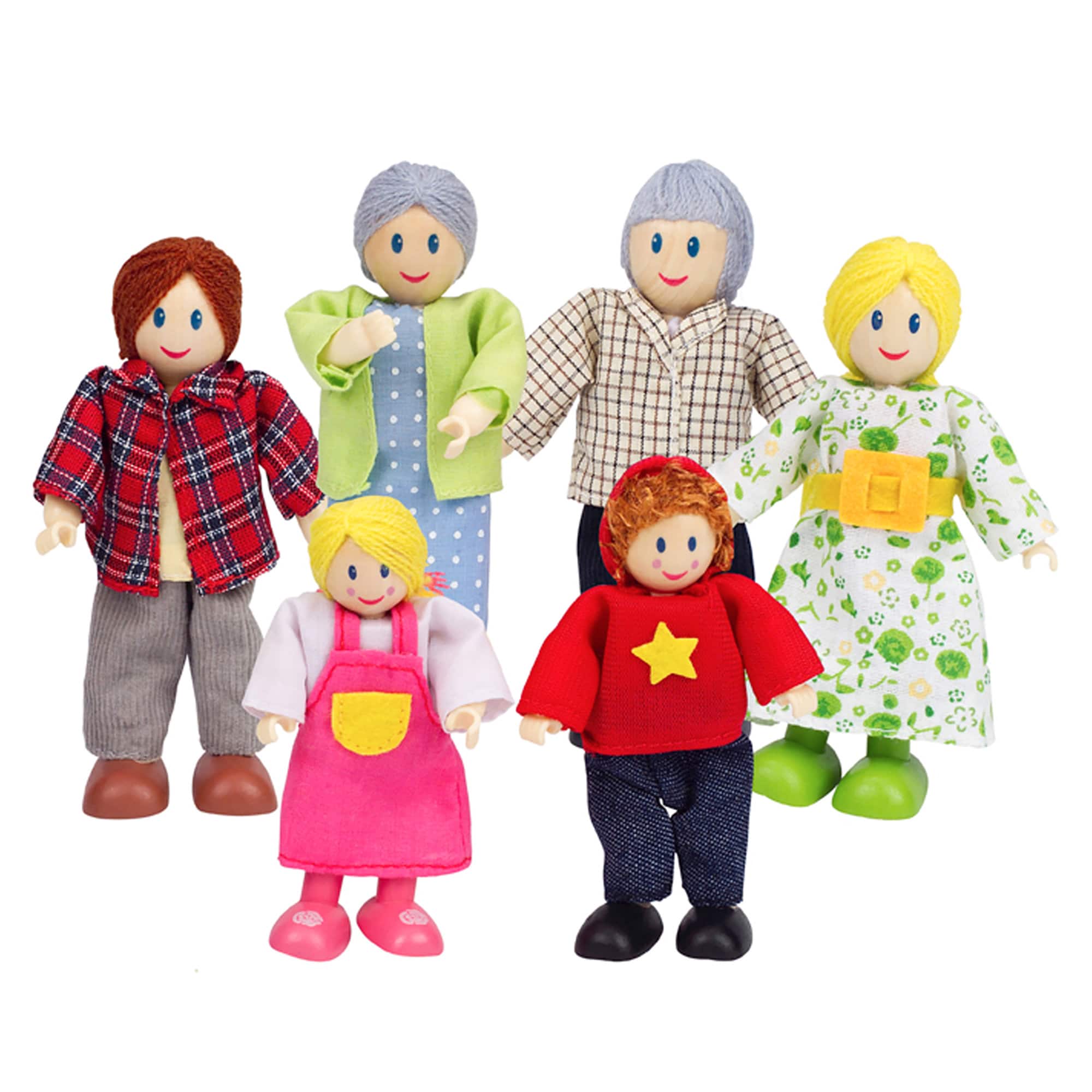 Hape Happy Family Dollhouse Set